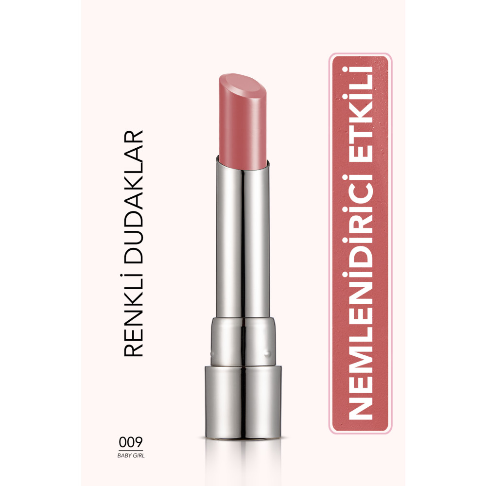 Flormar Nemlendirici Parlak Ruj (PEMBE) - Sheer Up Lipstick New - 009 Baby Girl - 8682536012072 Rujlar & Dudak Parlatıcıları Fiyatı
