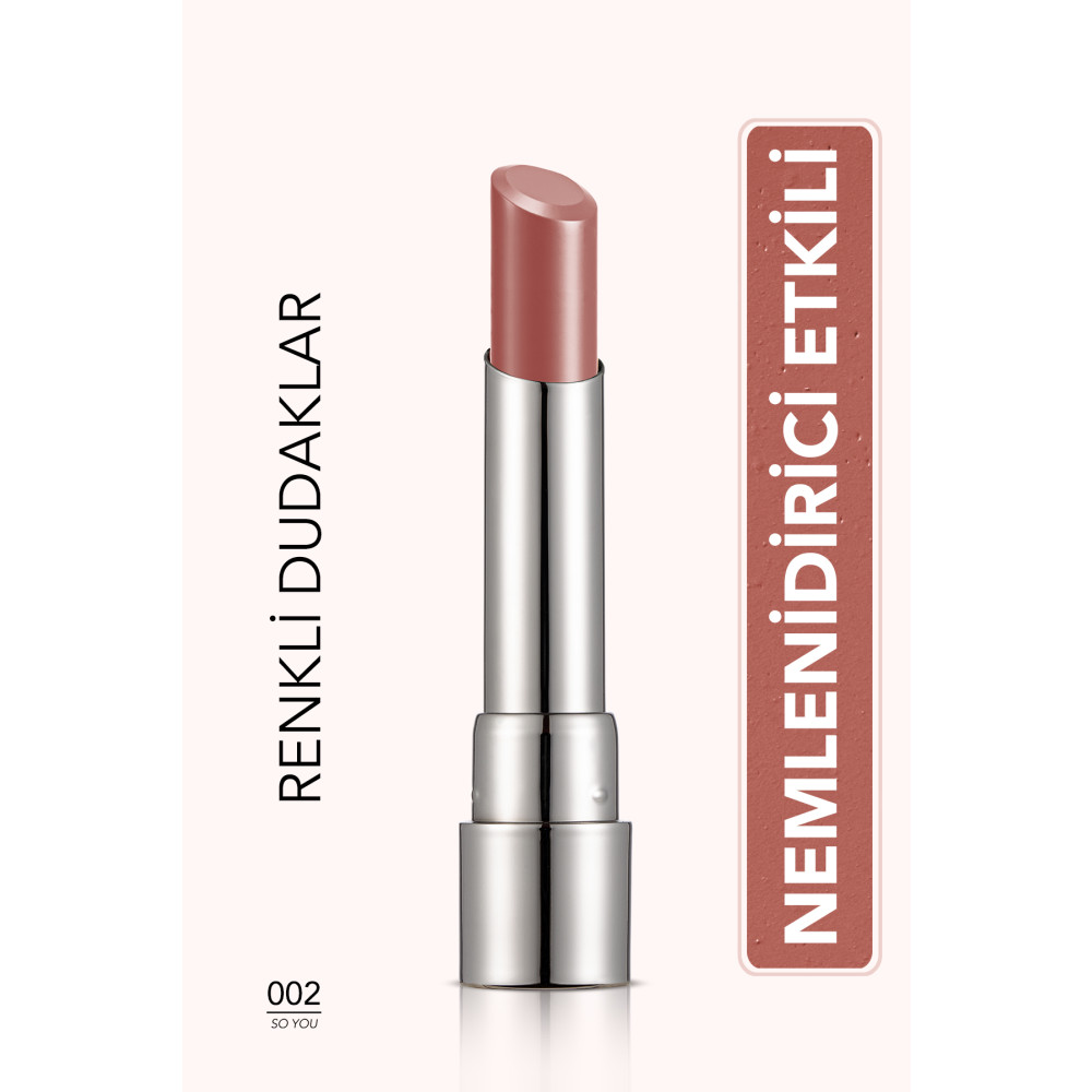 Flormar Nemlendirici Parlak Ruj (Ten) - Sheer Up Lipstick New - 002 So You - 8682536012003 Rujlar & Dudak Parlatıcıları Fiyatı
