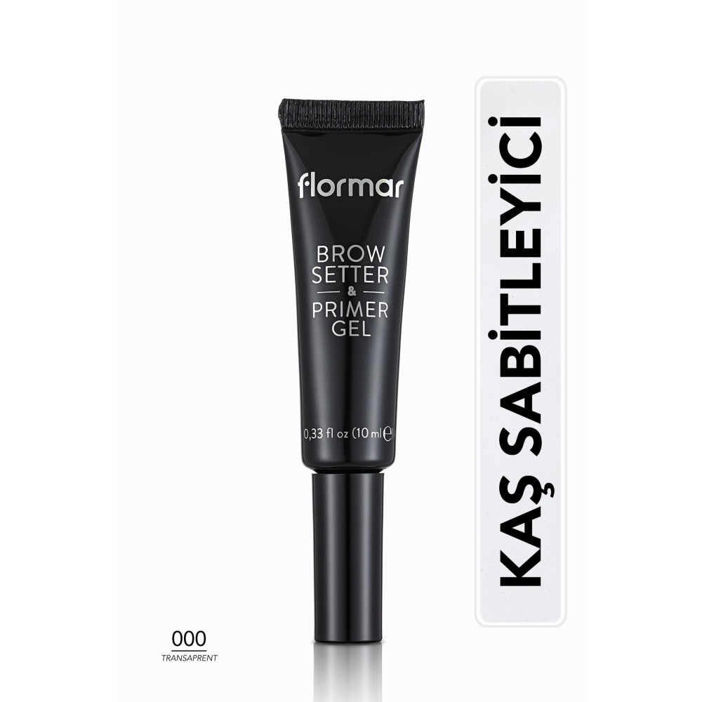 Flormar Sabitleyici Ve Renk Koruyucu Şeffaf Kaş Bazı - Brow Setter & Primer Gel - 000 - 8682536034814 Kaş Makyajı Fiyatı