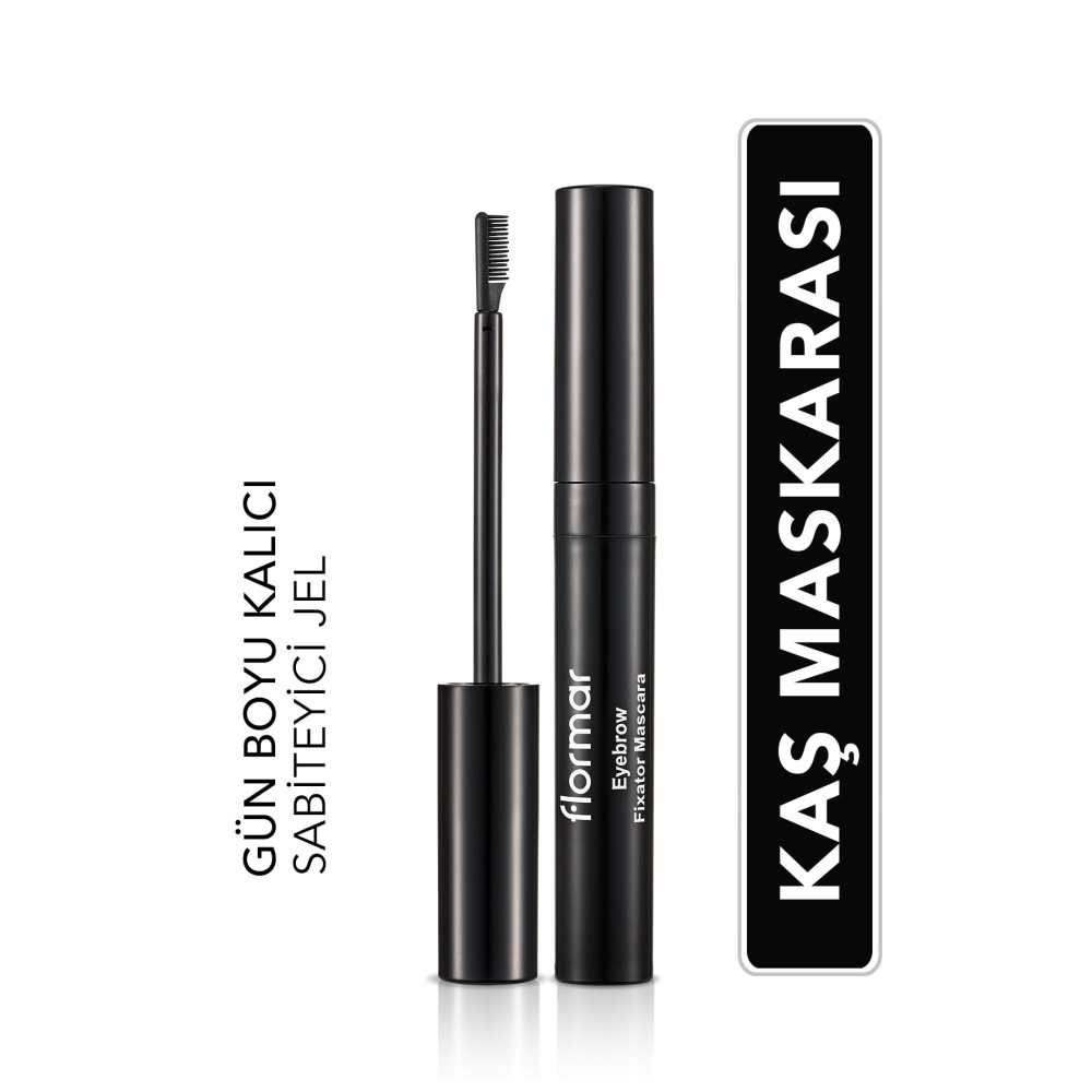 Flormar Sabitleyici ve Renk Koruyucu Şeffaf Kaş Maskarası - Eyebrow Fixator Mascara - 001 - 8690604242733 Kaş Makyajı Fiyatı