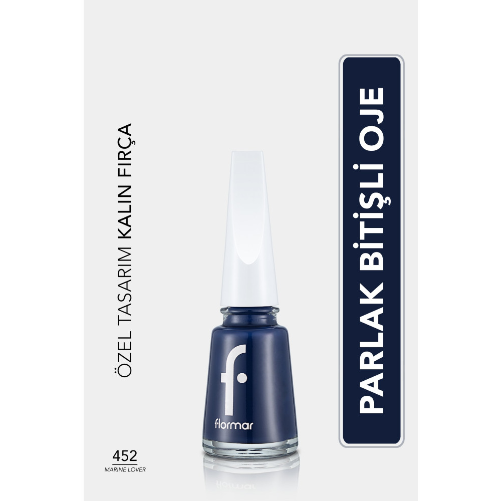 Flormar Sedefli Parlak Oje (mavi) - Nail Enamel - 452 Marine Lover - 8682536036139 Oje Fiyatı