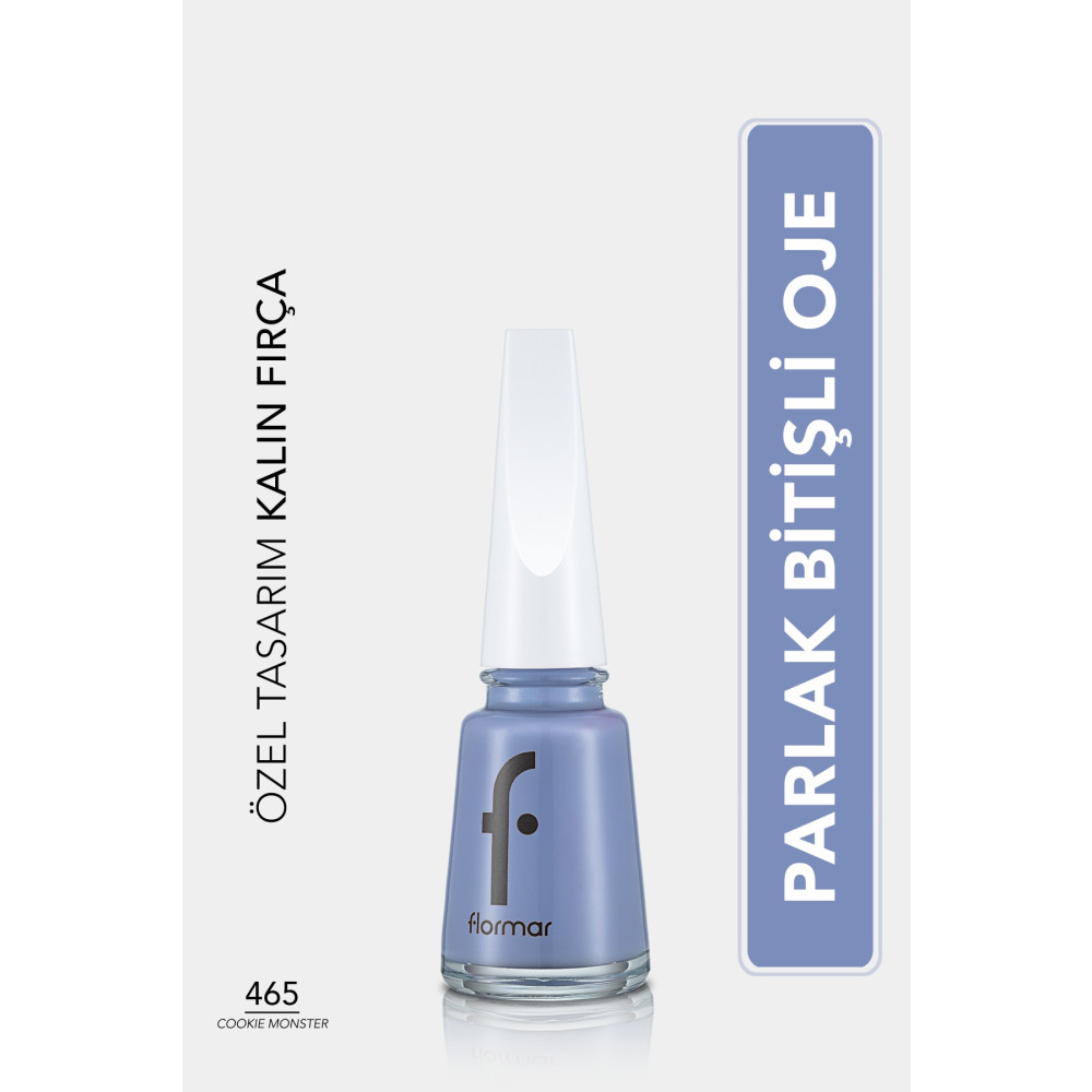 Flormar Sedefli Parlak Oje (MAVİ) - Nail Enamel - 465 Cookie Monster - 8682536036191 Oje Fiyatı