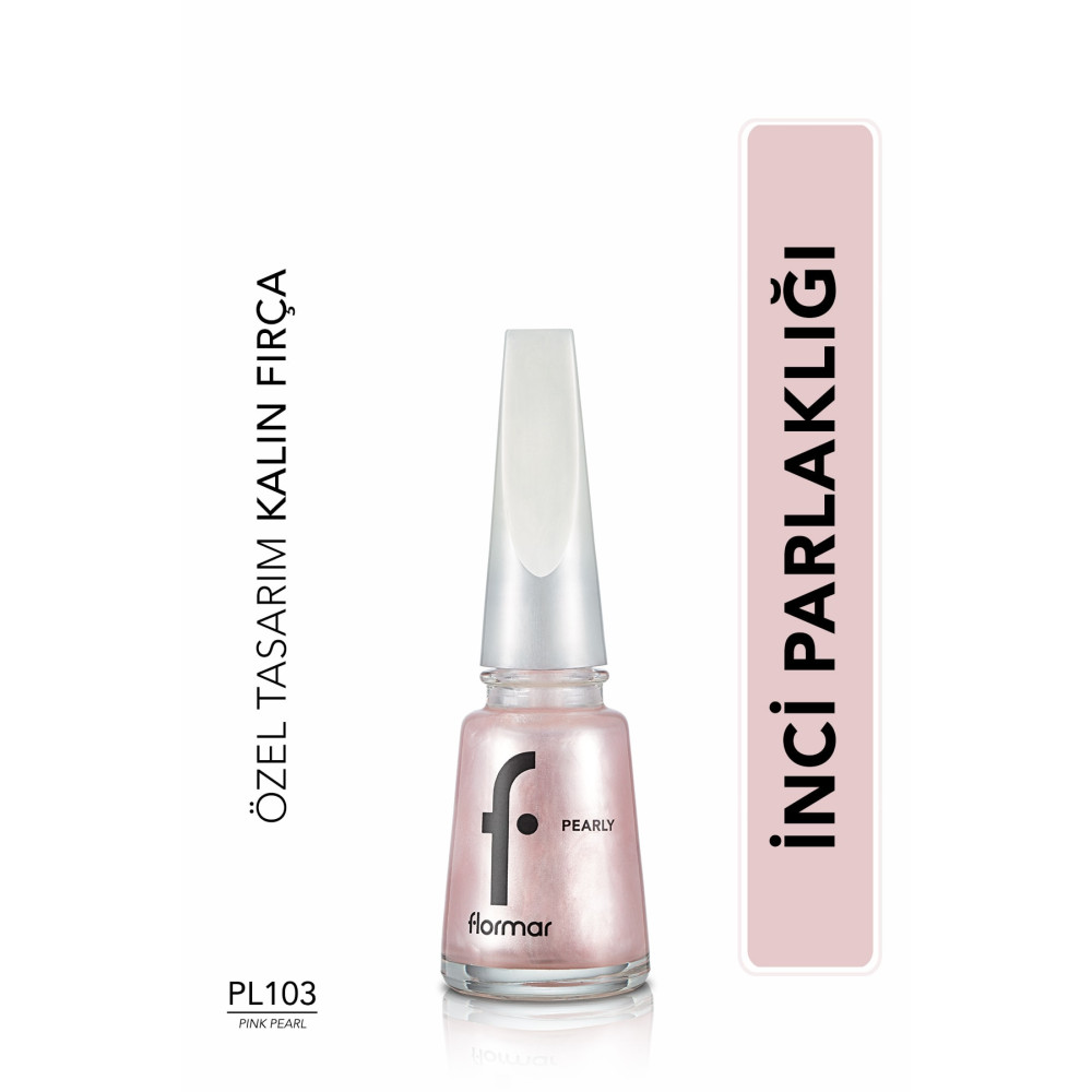 Flormar Sedefli Parlak Oje (PEMBE) - Pearly Nail Enamel - Pl103 Pink Pear - 8682536035293 Oje Fiyatı