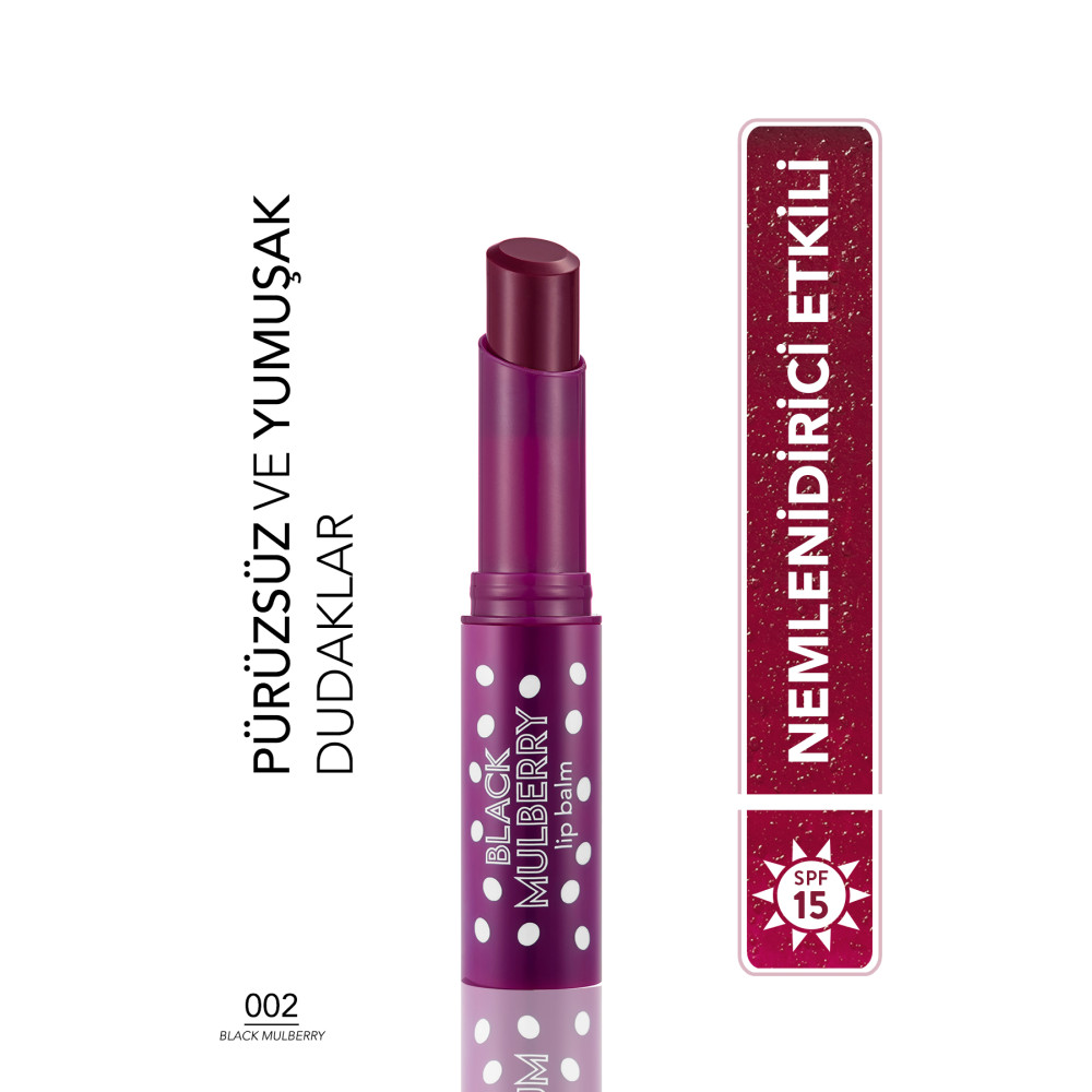 Flormar Shea Ve Kakao Yağı Içeren Renkli Dudak Nemlendiricisi (KARADUT) - Lip Balm - 002 - 8690604555376 Dudak Bakımı / Koruyucu Fiyatı