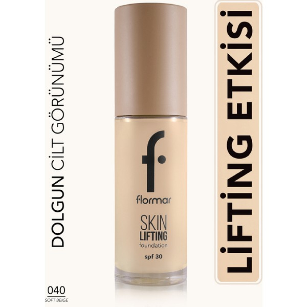 Flormar Skin Lifting Yaşlanma Karşıtı Bakım Yapan Kremsi Dokulu Spf 30 Fondöten - Soft Beige Fondötenler Fiyatı