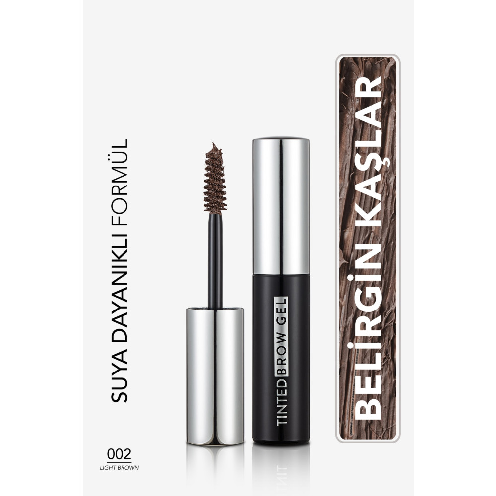 Flormar Sudan Etkilenmeyen Kaş Maskarası (AÇIK KAHVE) - Tinted Brow Gel - 002 Light Brown - 8682536034760 Kaş Makyajı Fiyatı