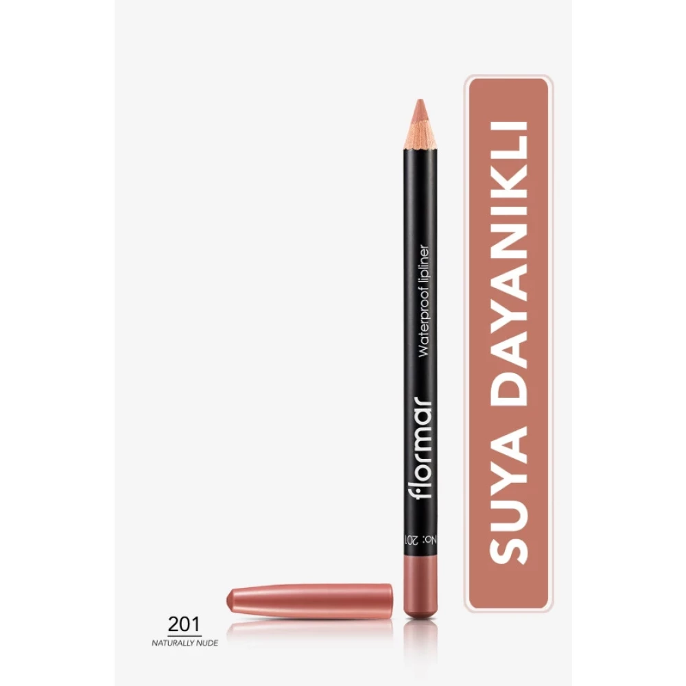 Flormar Suya Dayanikli Dudak Kalemi - Waterproof Lipliner (Nude) - 201 Ntrlly Nude Dudak Bakımı / Koruyucu Fiyatı