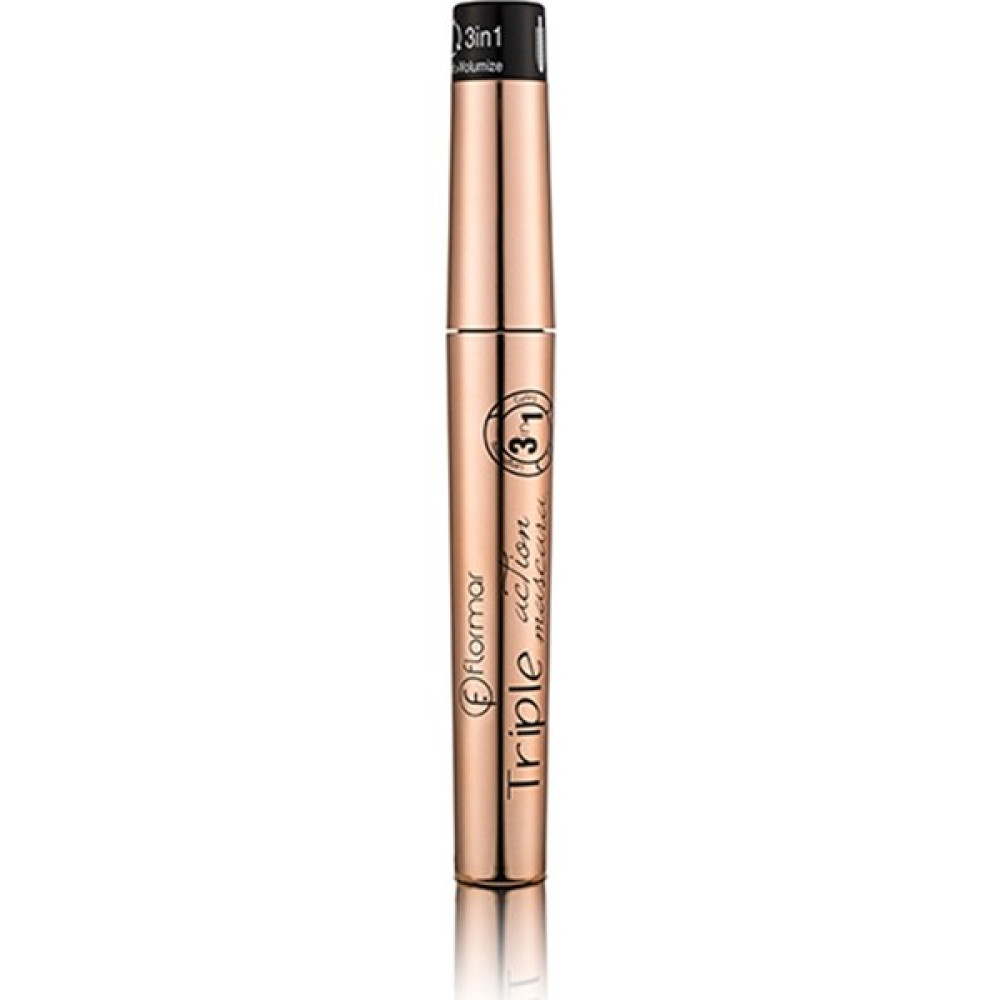 Flormar Triple Action Mascara 3İn 1 Maskara Black Siyah Rimeller / Maskaralar Fiyatı