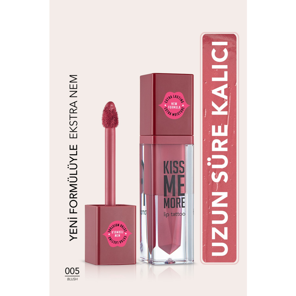 Flormar Uzun Süre Kalıcı Mat Ruj - Kiss Me More-005 Blush-8682536040662 Rujlar & Dudak Parlatıcıları Fiyatı