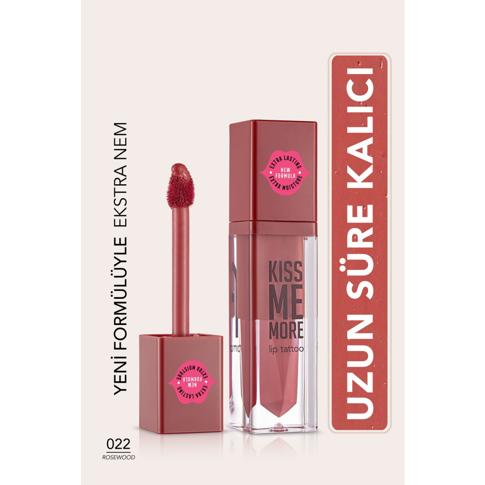 Flormar Uzun Süre Kalıcı Mat Ruj - Kiss Me More-022 Rosewood-8682536040891 Rujlar & Dudak Parlatıcıları Fiyatı
