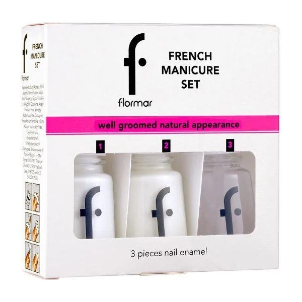 Flormar Yarı Transparan & Parlak Bitişli 3'Lü French Manikür Seti Manikür & Pedikür Seti Fiyatı