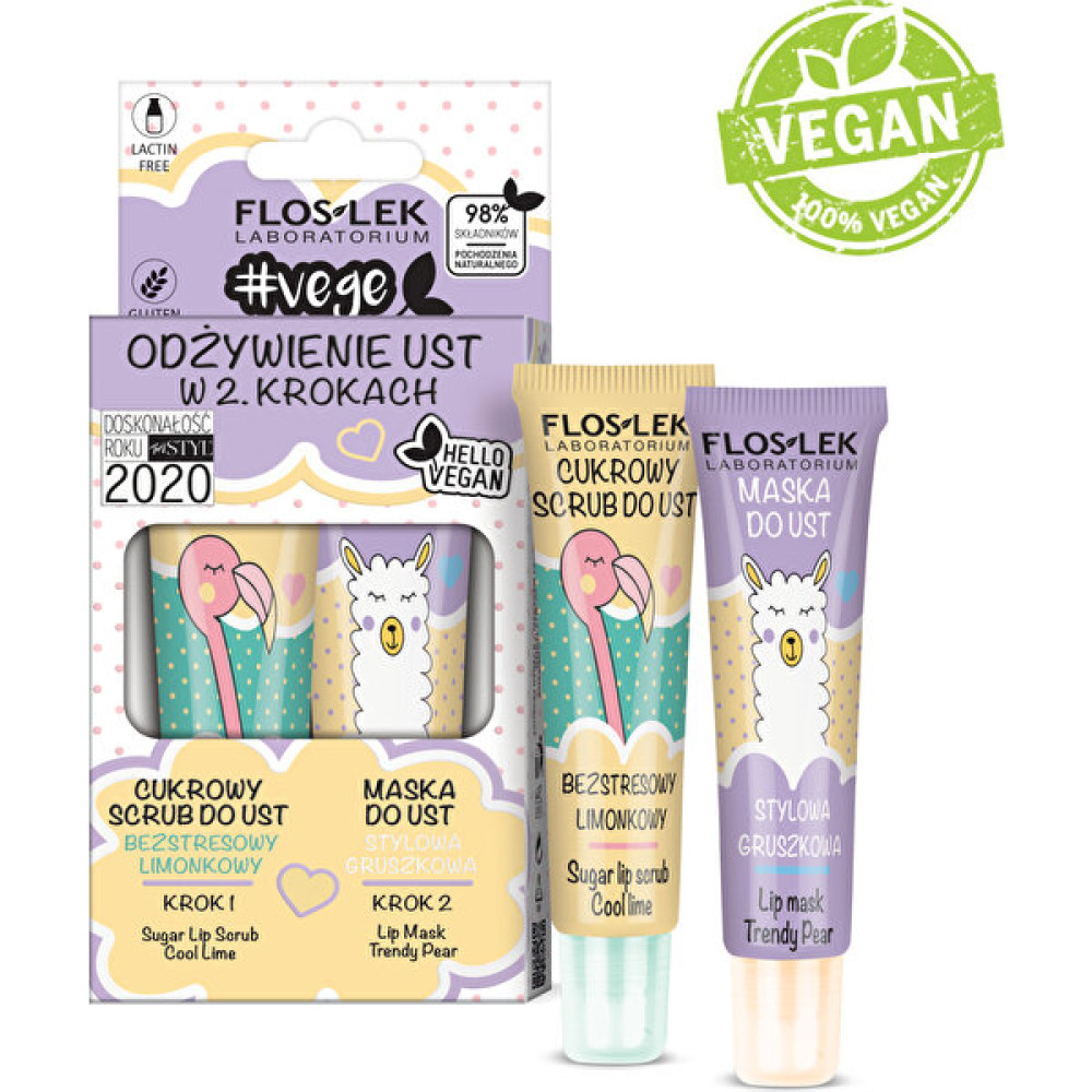 Floslek Besleyici Dudak Bakım Seti(Limonlu Şeker Peeling+Armut Özlü Maske) 2X14 gr Dudak Bakımı / Koruyucu Fiyatı