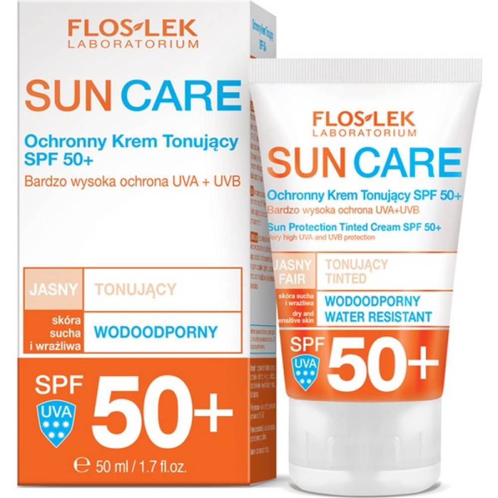 Floslek Sun Care Spf 50 Kuru ve Hassas Ciltler Için Renkli Güneş Koruyucu Krem 50 ml Oto Boyaları Fiyatı