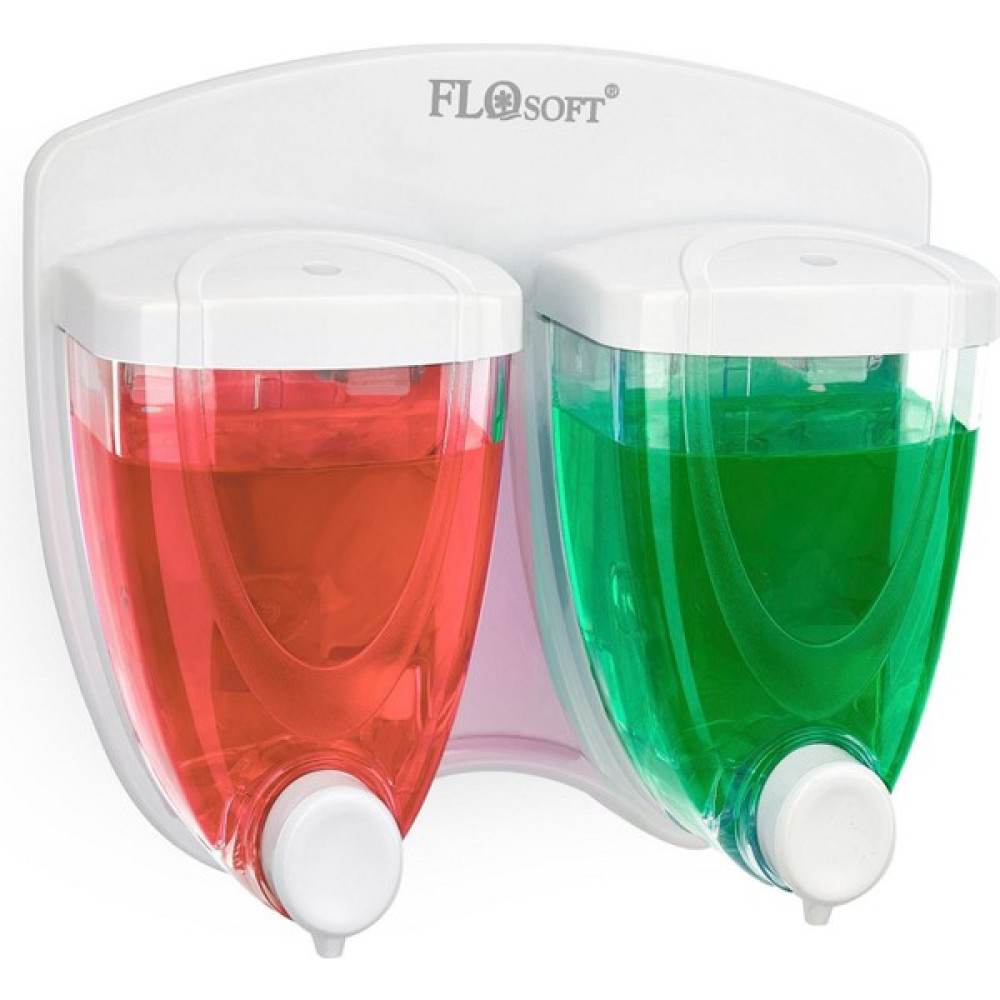 Flosoft İkiz Sıvı Sabun ve Şampuan Dispenseri 350+350 ml (F029) Oto Boyaları Fiyatı