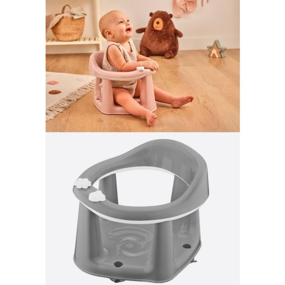 • Flosoft Vakumlu Bebek Banyo Oturağı & Mama Oturağı 2’si 1 Arada Gri Bebek Banyo-Tuvalet Fiyatı