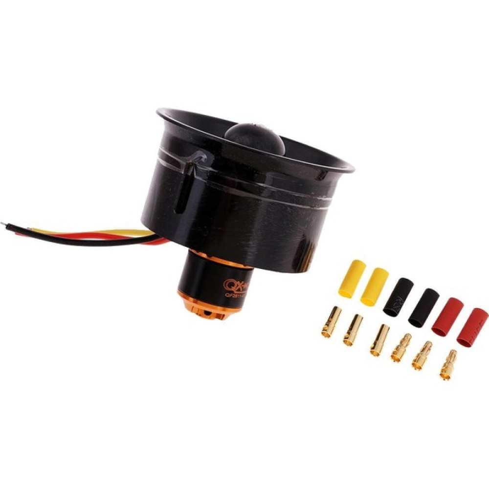 Flower World 64MM Kanal Fanı QF2611-4500KV Fırçasız Motor Rc Edf Jet Uçağı Için 5-Bıçağı - Siyah RC Araçlar Fiyatı