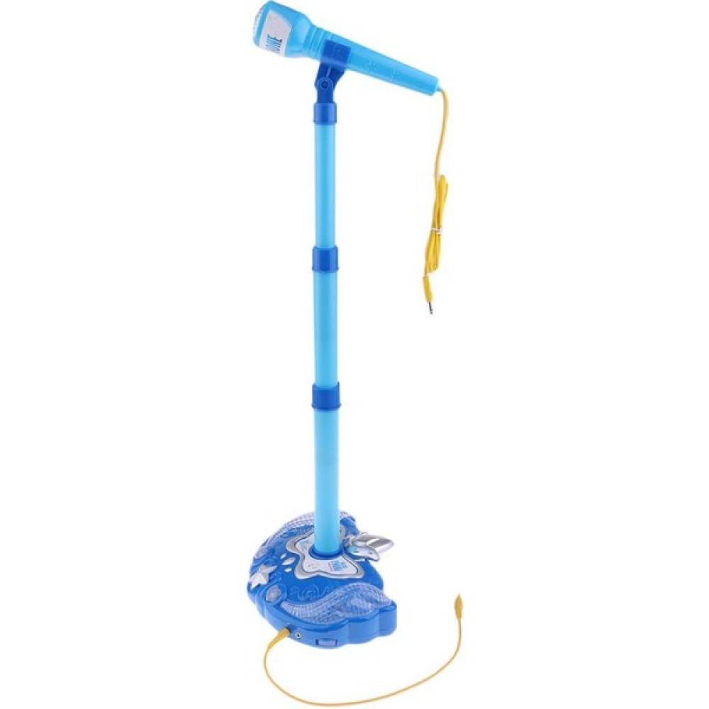 Flower World Kids Karaoke Makinesi W/ Mikrofon Ayarlanabilir Stand Çocuk Oyuncakları Mavi Eğitici Oyuncak Fiyatı
