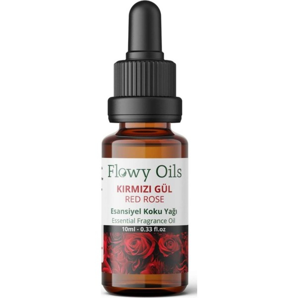 Flowy Oils Kırmızı Gül Saf Esansiyel Uçucu Koku Yağı Esans Buhurdanlık Yağı Difüzör Esansı Fragrance 10 ml Oda Kokusu Fiyatı