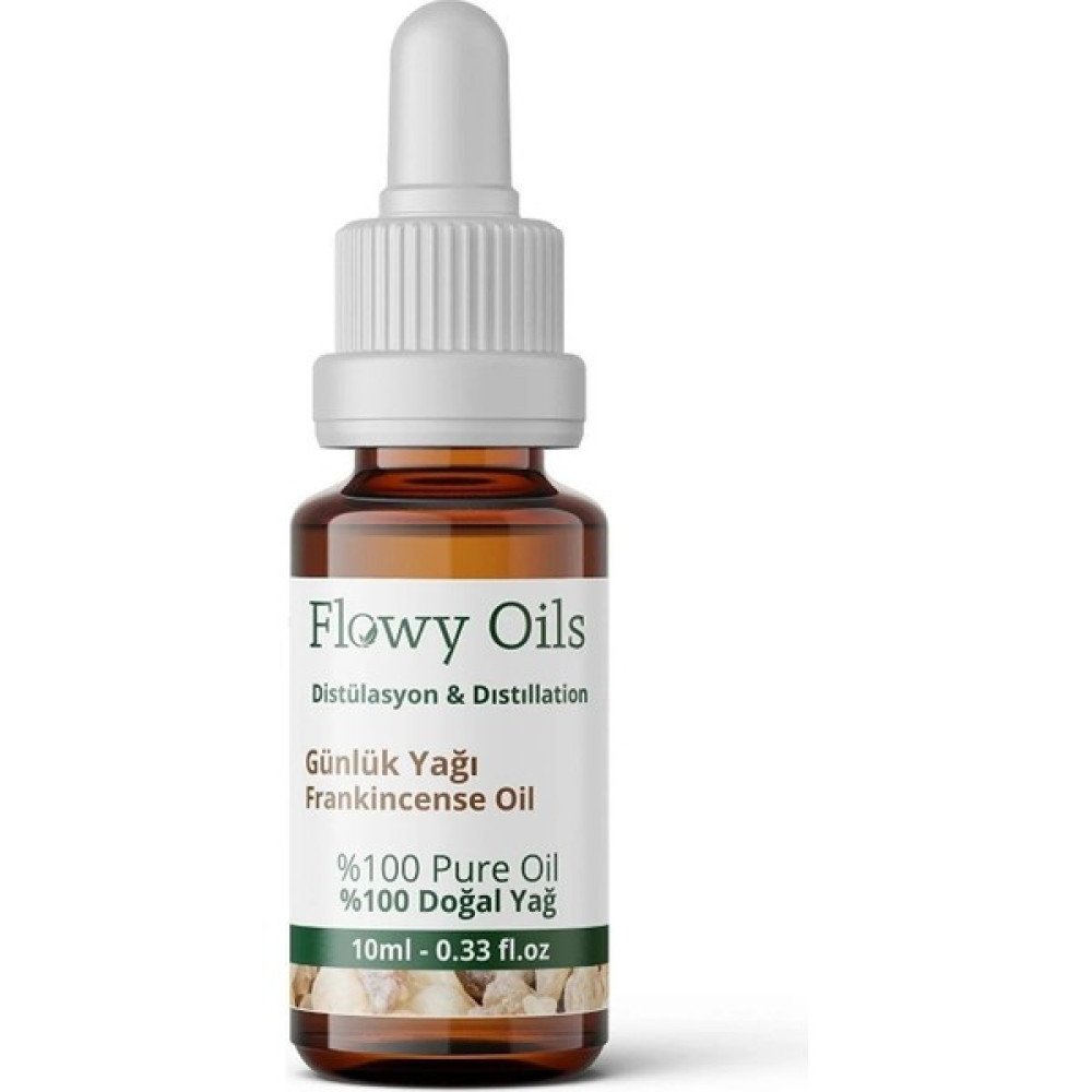Flowy Oils Sığla Günlük Yağı %100 Doğal Bitkisel Uçucu Yağ Akgünlük Yağı Frankincense Oil 10ML Nemlendiriciler Fiyatı