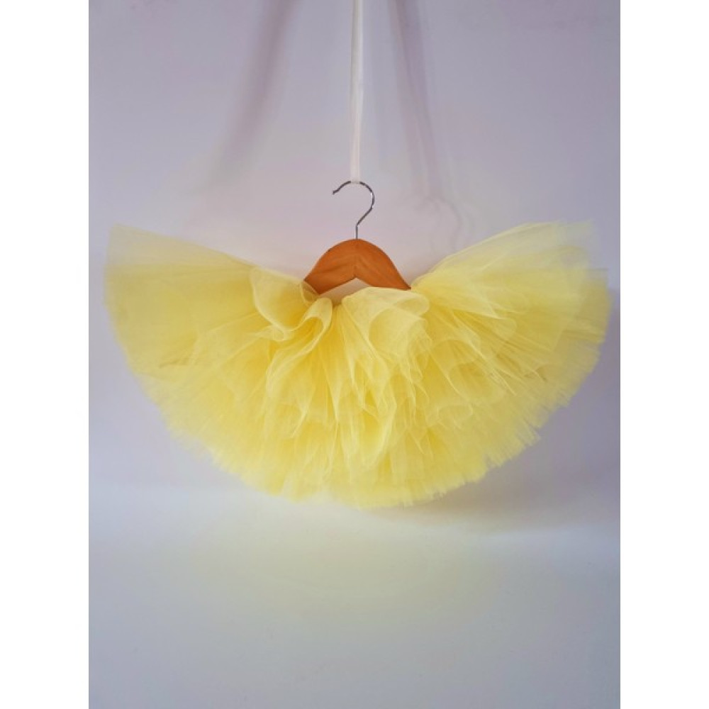 Fluffy Sarı Tütü Etek(Kabarık Hayal Tül) Etek Fiyatı