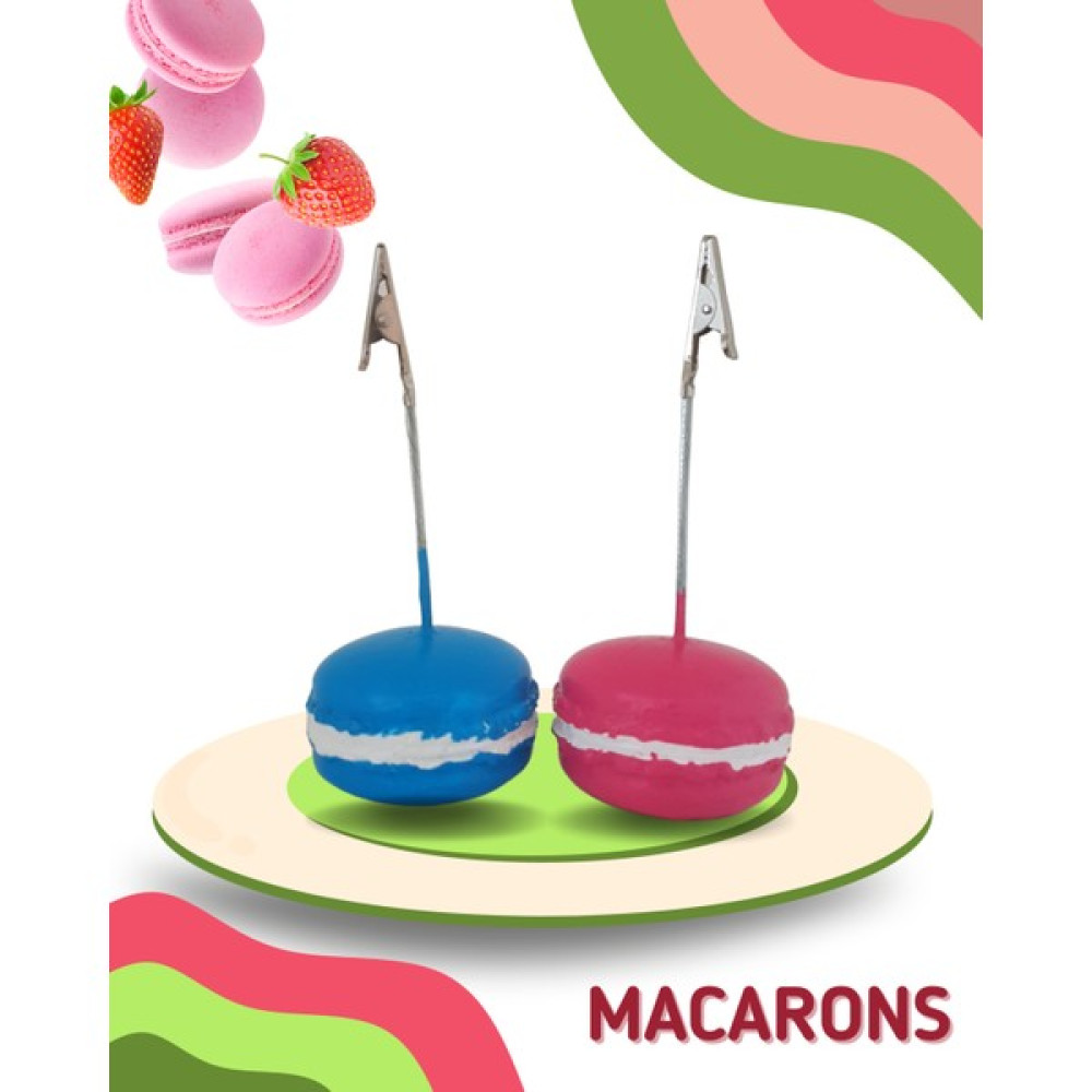 Fluweel Makaron Not Tutacağı 2li Set Not Tutacağı/fotoğraf Tutucu - Pembe Biblo Fiyatı