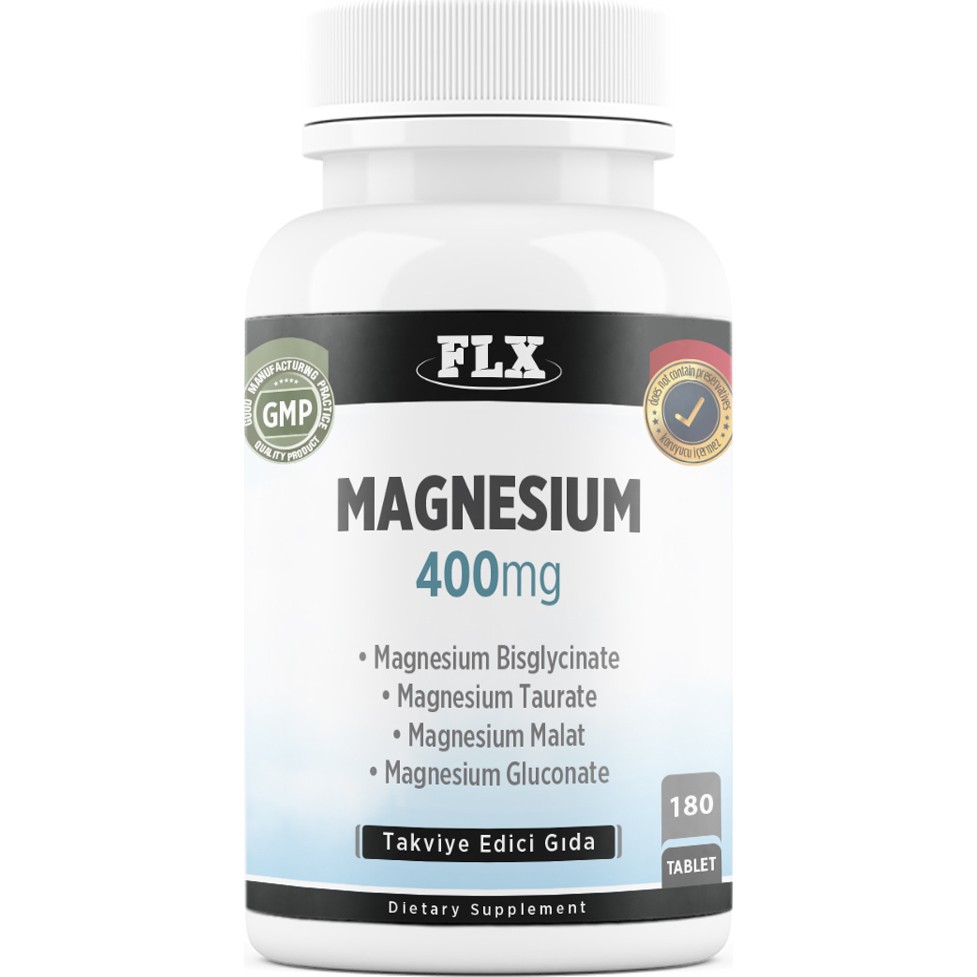 FLX Magnesium Bisglisinat Malat Taurat Glukonat 180 Tablet Diğer Fiyatı