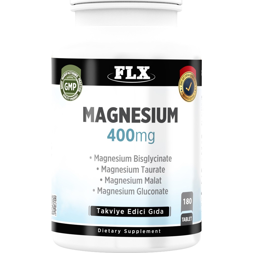 FLX Magnezyum Magnesium Elementleri Complex 400 Mg 180 Tablet Diğer Fiyatı