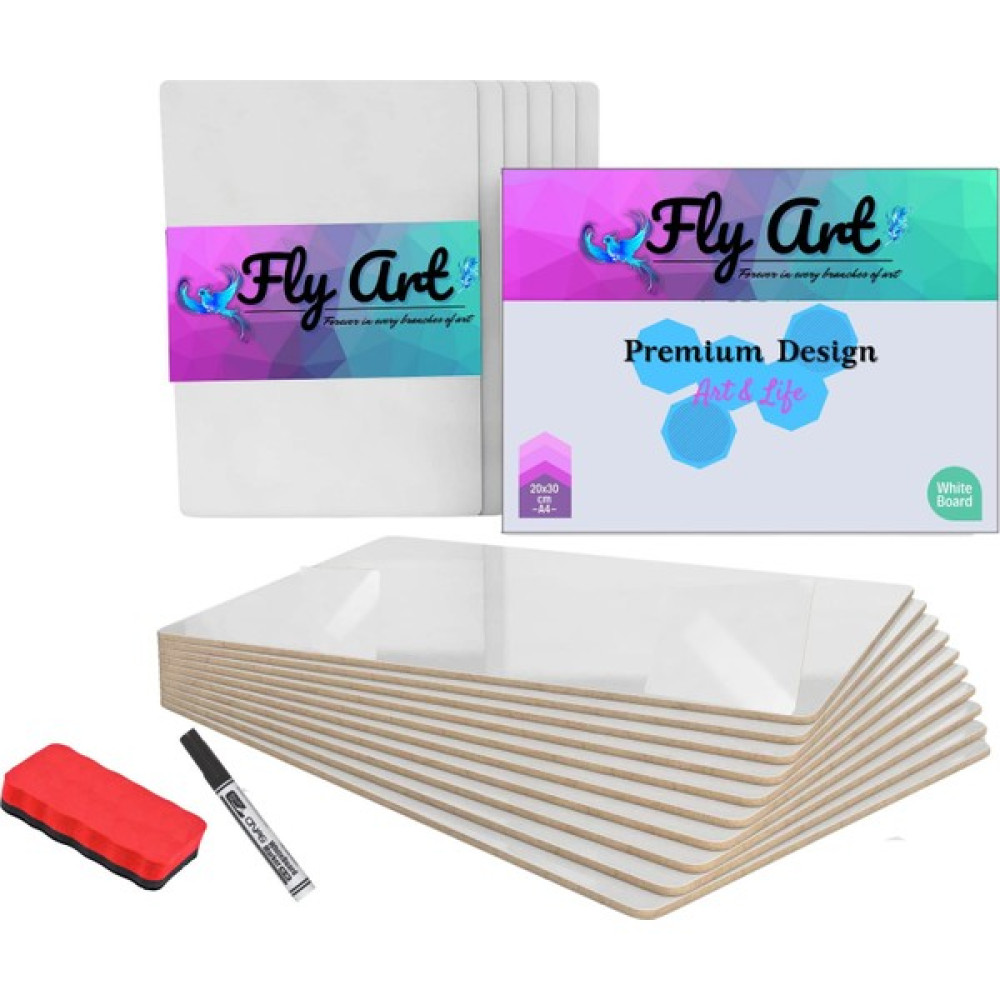 Fly Art Beyaz Yazı Tahtası ve Kalem ve Silgi 35X50 Yazı Tahtası Kalemi Fiyatı