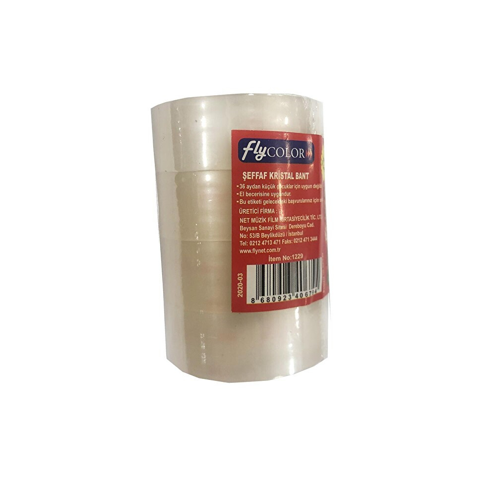 Fly Net 18x25 Mt Şeffaf Bant 4'lü Bls Selobant Fiyatı