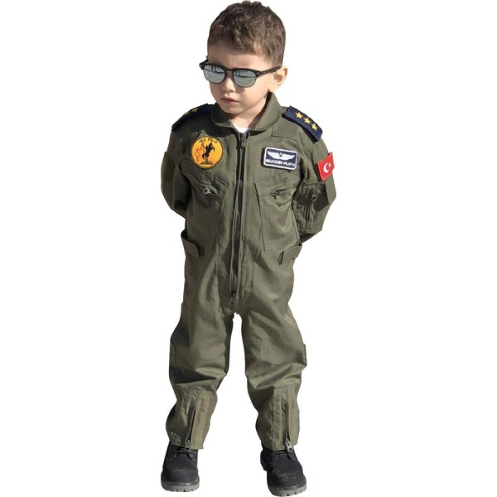 Fly Tshirt Çocuk Pilot Tulumu Erkek Çocuk Mont Fiyatı