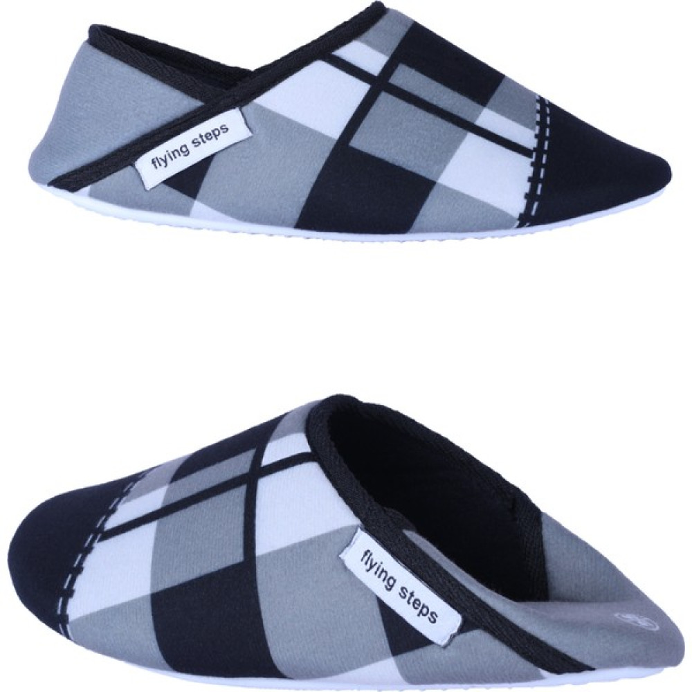 Flying Steps Flyingsteps Erkek Bab&Ter Baskılı Kaymaz Taban Ev Içi Terlik Ev Ayakkabısı Panduf 11012 Erkek Terlikleri ve Sandaletleri Fiyatı