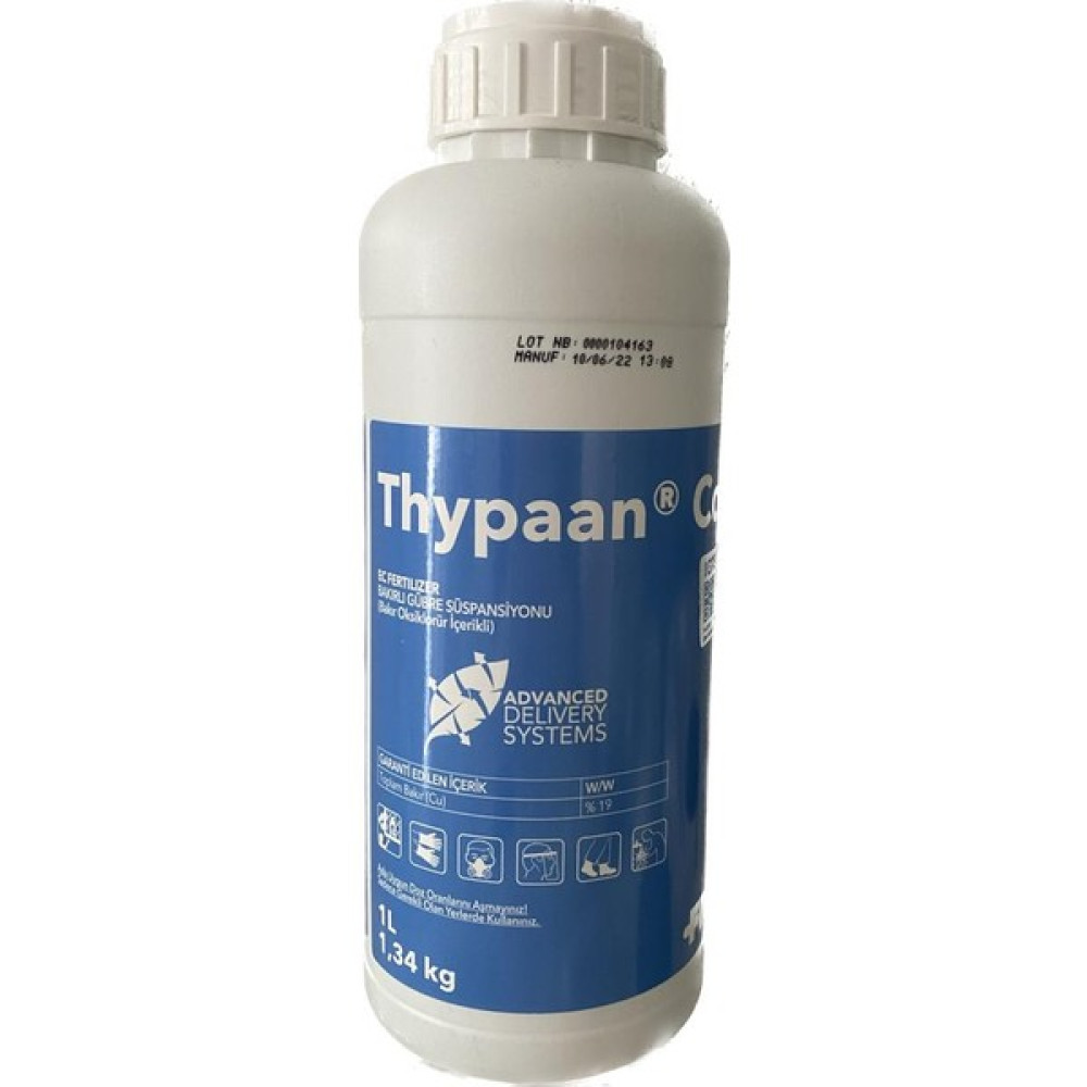 FMC Thypaan Copper (Bakır Oksiklörür Içerikli Gübre)- 1l Gübre Fiyatı