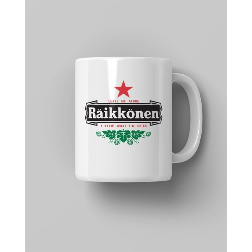 FNBX Kimi Raikonen Leave Me Alone Baskılı Beyaz Kahve Kupa Bardak Fincan / Bardak / Kahve Takımı Fiyatı
