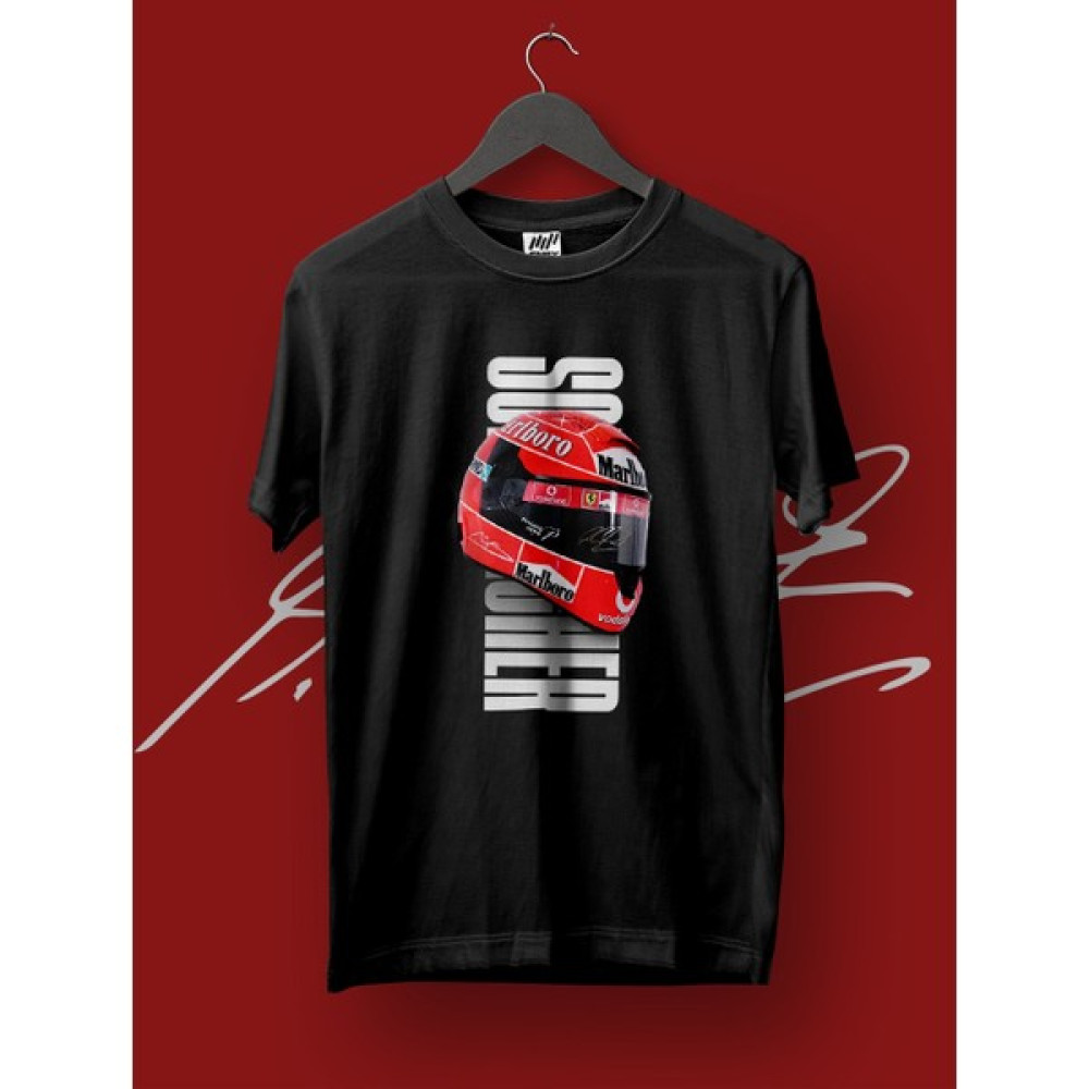 FNBX Schumacher Imzalı Kask T-Shirt Erkek T-shirt Fiyatı