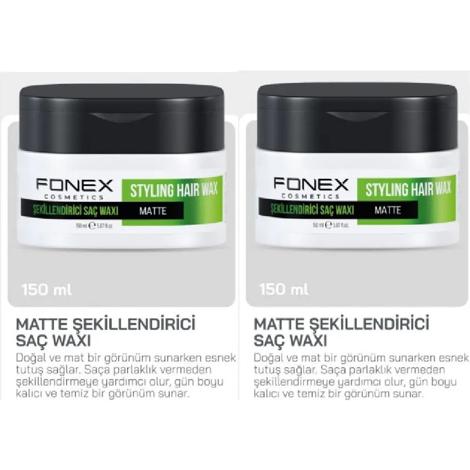 Fnx Wax Mat Extra Strong 150 ml x 2 Adet Diğer Fiyatı