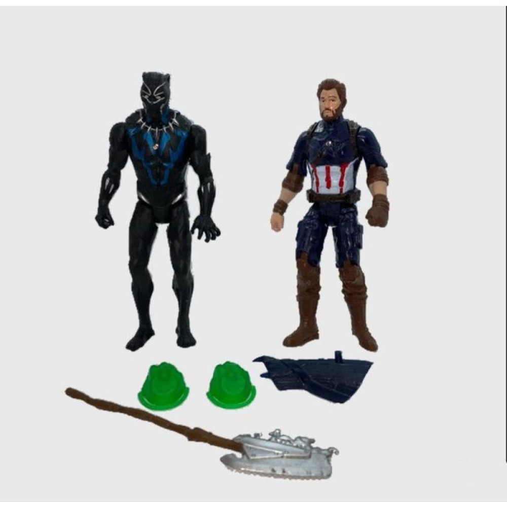 FO Avengers Black Panther & Kaptan Amerika Figür Oyuncak Oyuncak Fiyatı
