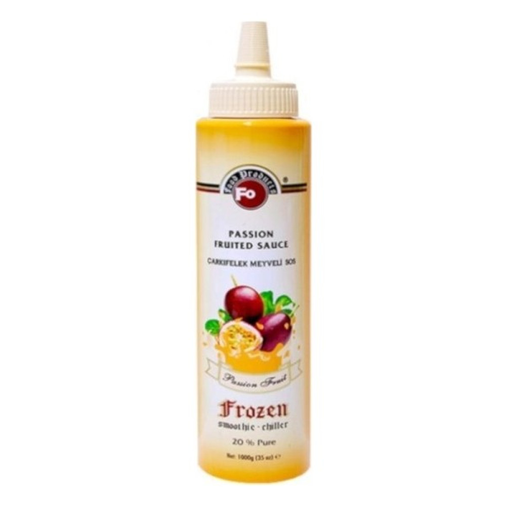 Fo Frozen Passion Fruit Çarkıfelek Aromalı Püre 1 kg Diğer Fiyatı