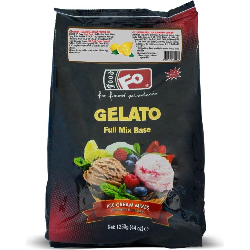 FO Limon Aromalı Toz Dondurma Karışımı 1250 gr Dondurma Fiyatı