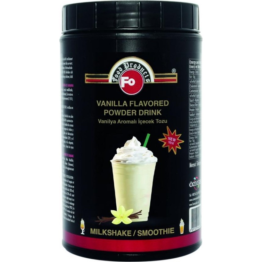 FO Vanilya Aromalı İçecek Tozu - Milkshake 1 kg Diğer Fiyatı