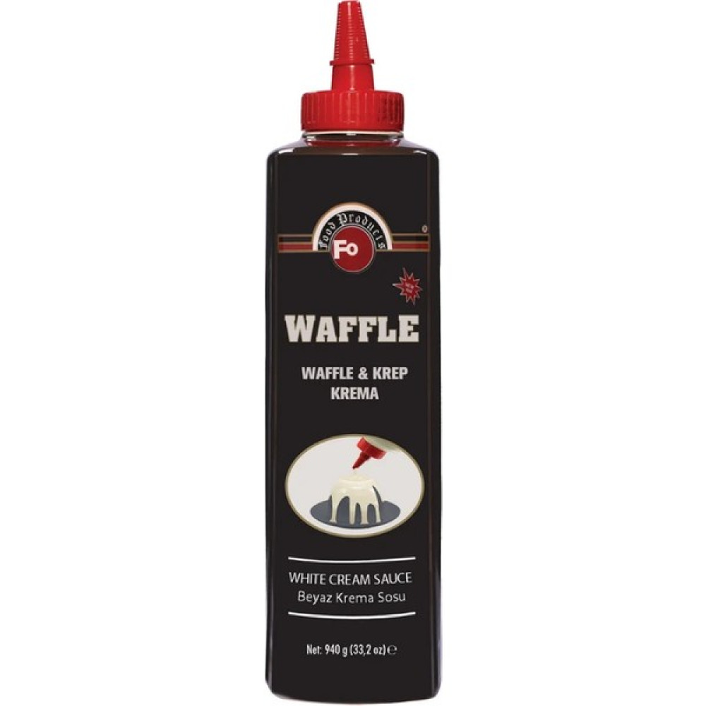 FO Waffle ve Krep Için Beyaz Krema Sosu 940 gr Diğer Fiyatı