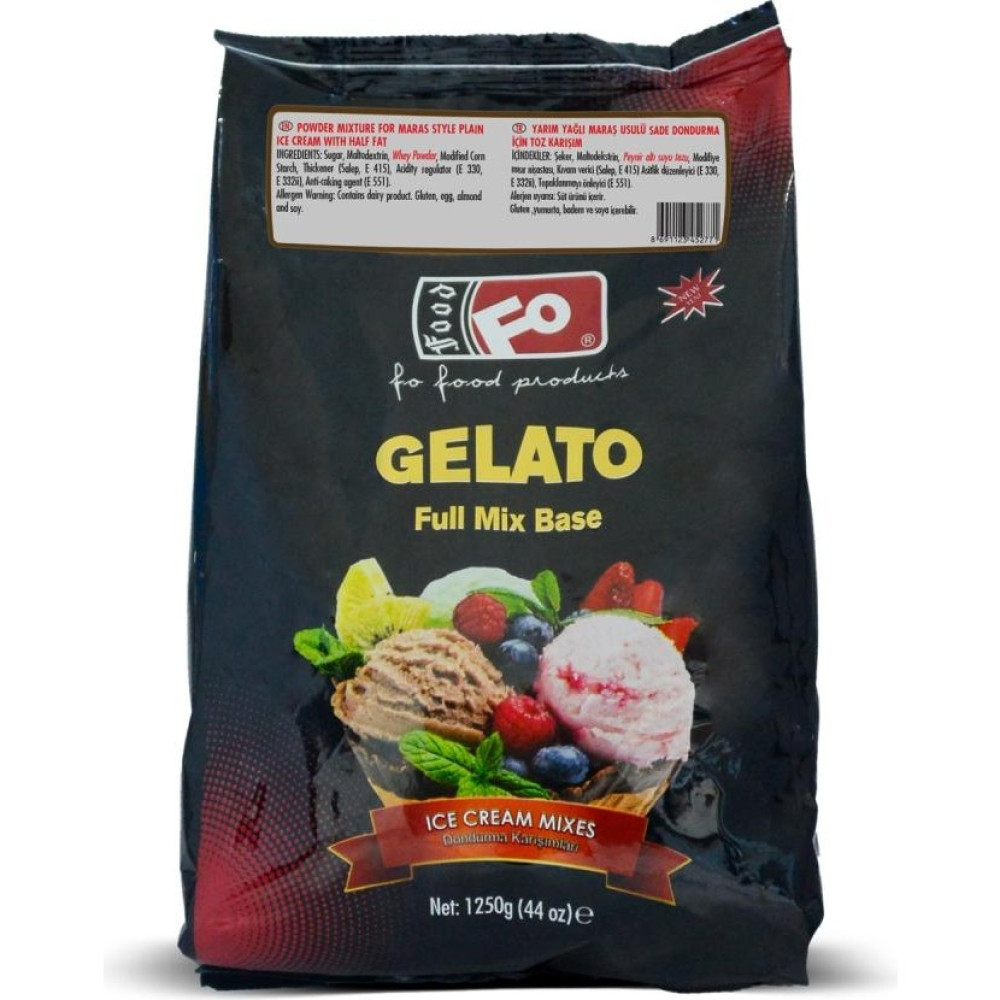 FO Yarım Yağlı Maraş Usulü Toz Dondurma Karışımı 1250 gr Dondurma Fiyatı