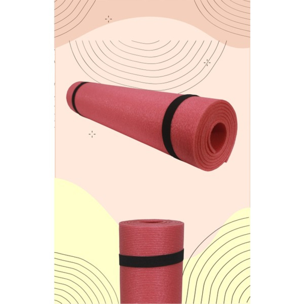 Foam Store Foamstore Pilates Yoga Matı 180X60 5mmçizgi Desen Pembe Pilates Minderi Fiyatı
