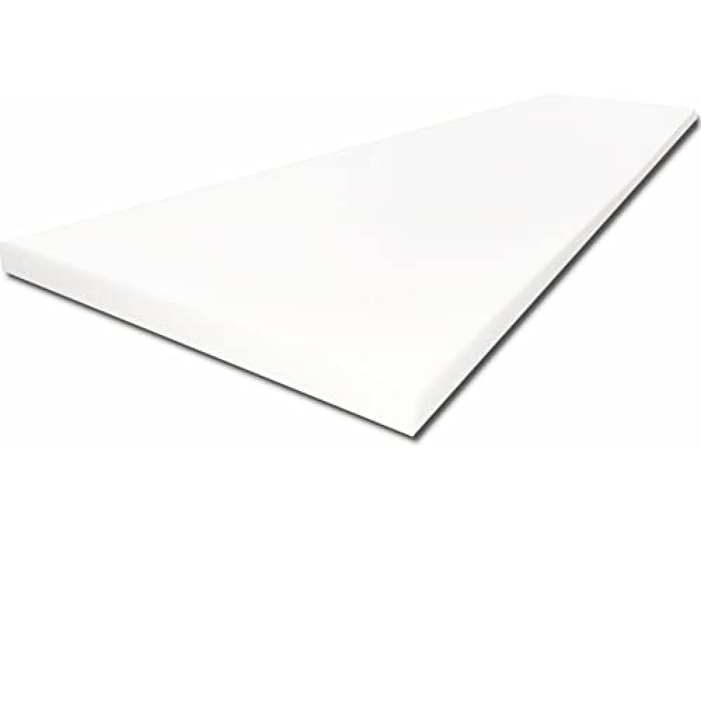 Foamy Foam High Density 2 inch Thick, 30 inch Wide, 72 inch Long Upholstery Foam, Cushion Replacement