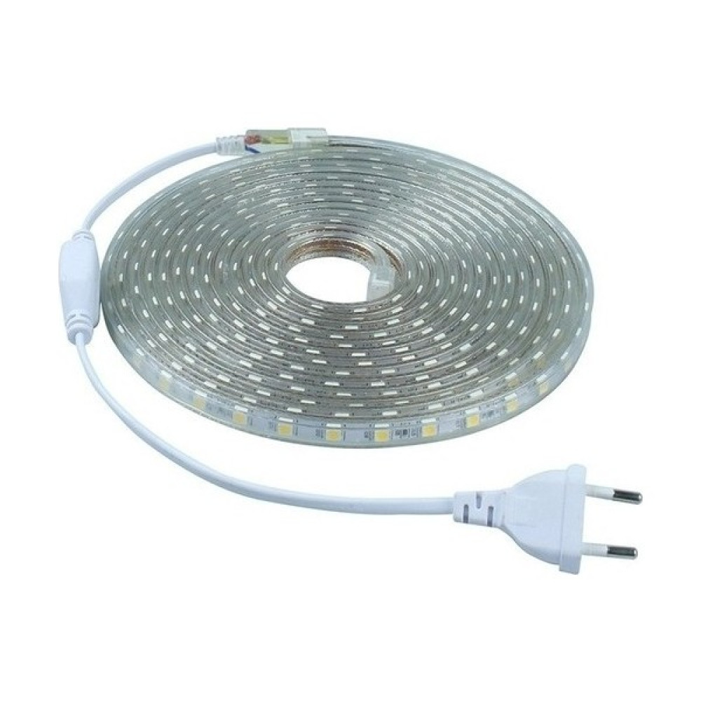 Foblight IP65 Dış Mekan 220 V 5730 Gün Işığı Şerit Hortum LED Metrede 68 Led Beyaz + Fiş 3 m Led Aydınlatmalar Fiyatı