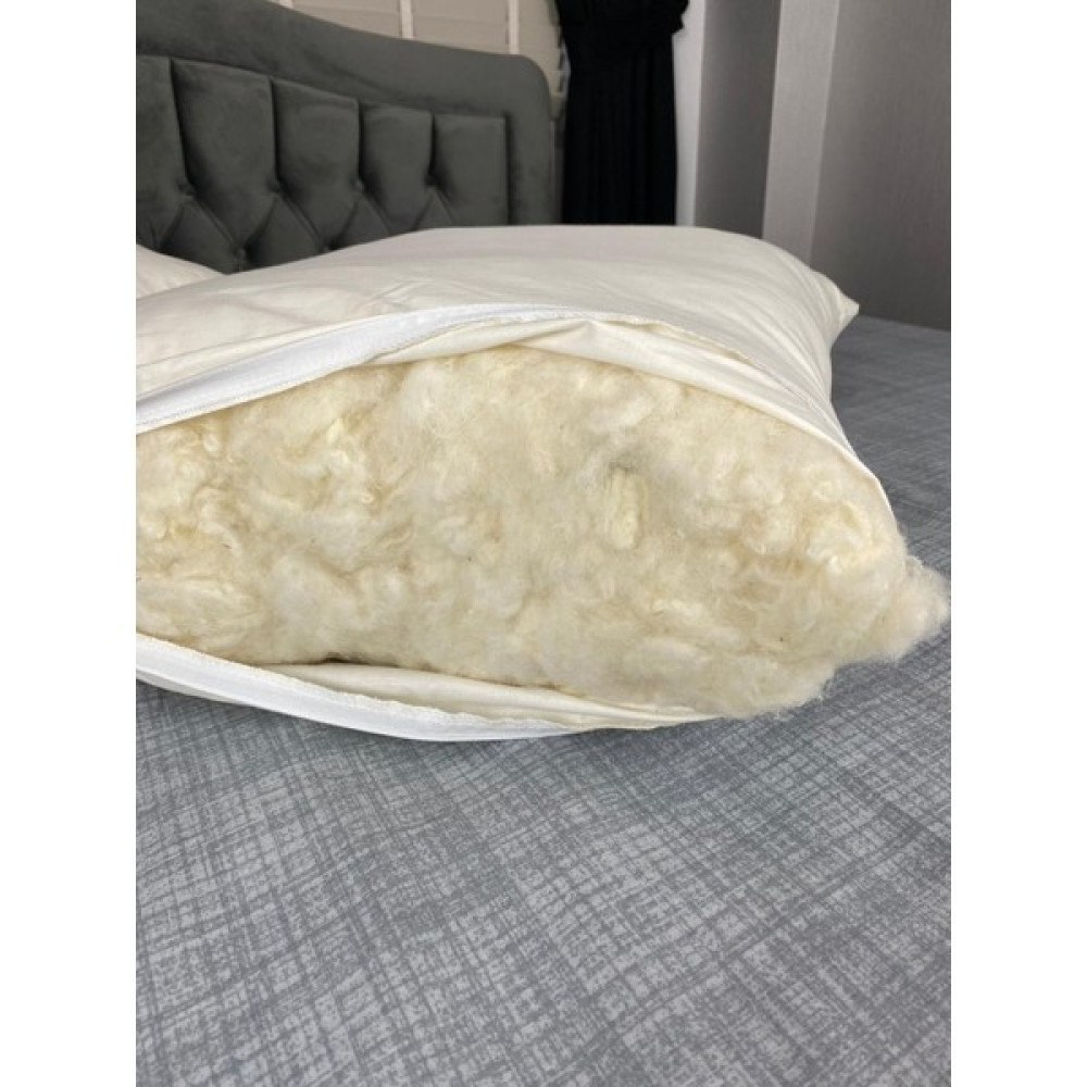 Foçatex Doğal Yünyastık - 50 x 70 cm - Beyaz Yastık Fiyatı