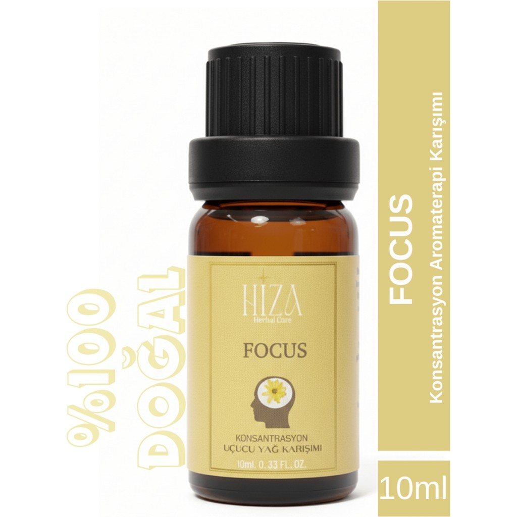 Focus Aromaterapi Uçucu Yağ Karışımı %100 Doğal 10 ml Bitkisel Yağlar Fiyatı