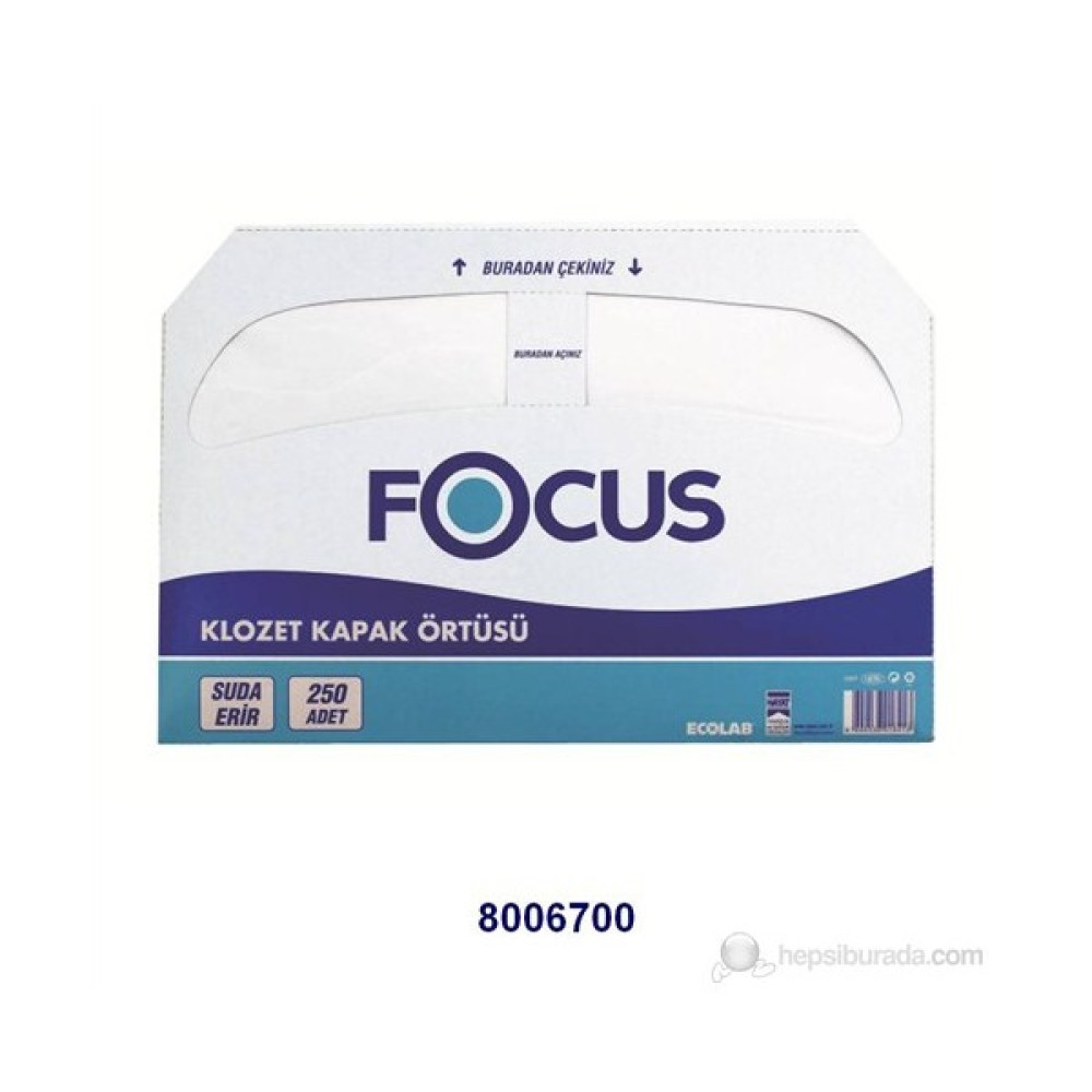 Focus Klozet Kapak Örtüsü - 250 'li Yaprak 1 Adet Kağıt Ürünleri Fiyatı