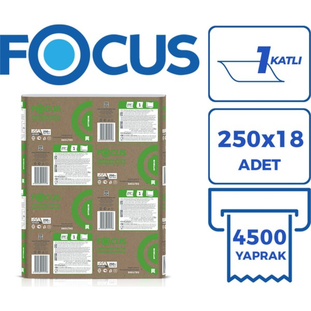 Focus Optimum Masa Üstü Dispenser Peçete 18 x 24 cm 250'LI 18 Paket 4500'LÜ Peçete Fiyatı