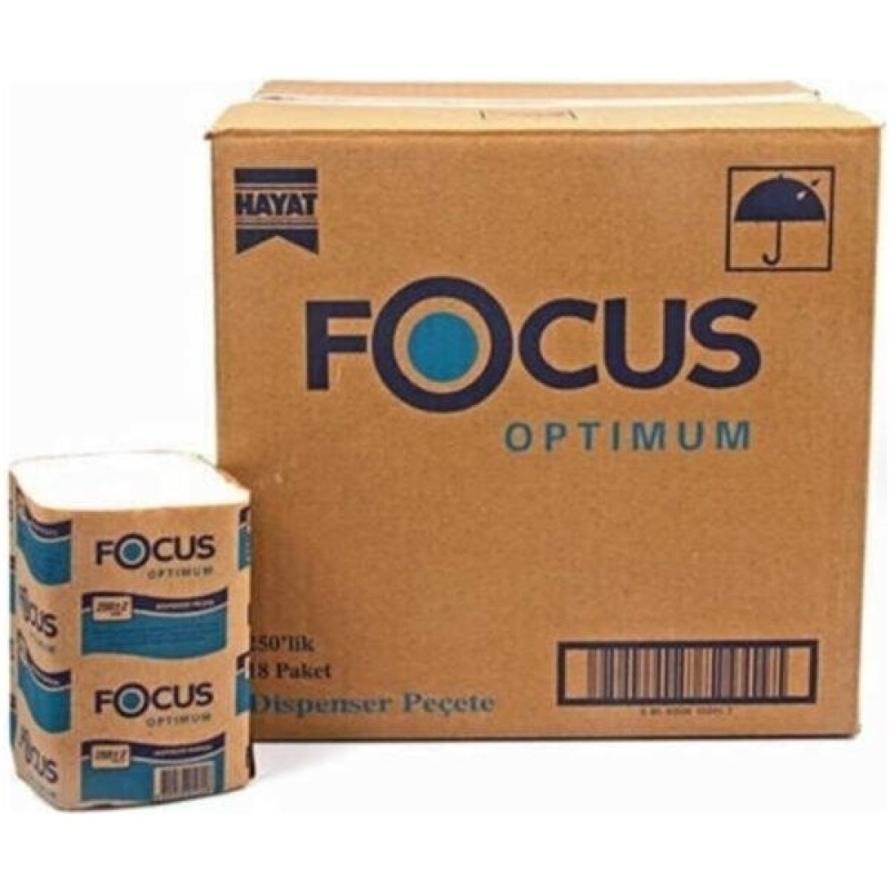 Focus Shop Focus Optimum Dispenser Peçete 250 Adet 18 Paket (1 Koli 18 Paket) Oto Boyaları Fiyatı