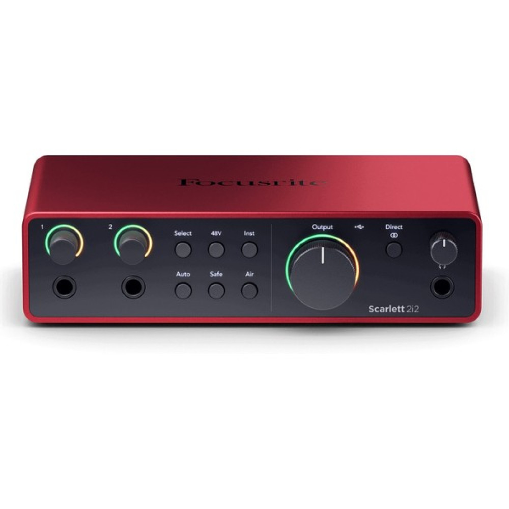 Focusrite Scarlett 2i2 Gen 4 Ses Kartı - Siyah Ses Kayıt Cihazları Fiyatı